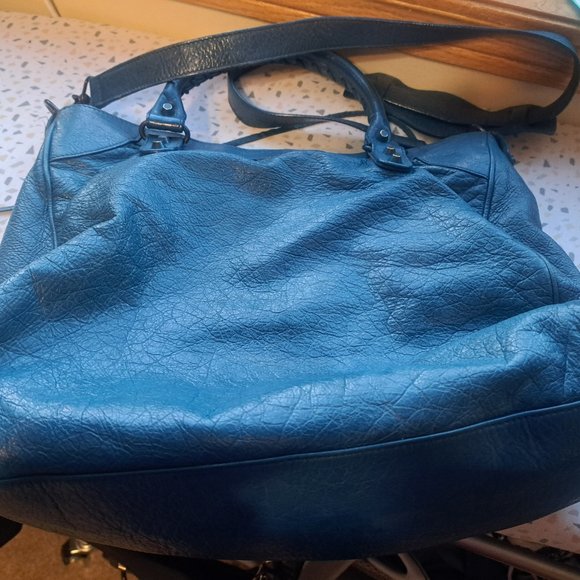 BALENCIAGA Motocross Classic First Bag in Blue - Picture 2 of 13
